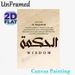 Quran Verse Wisdom Painting Poster, Vintage Textured Religious Verse Poster, Inspirational Quran 2:269 With Arabic Calligraphy, Suitable For Home And_maomaolike.com