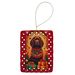 Boykin Spaniel Holiday Christmas Porcelain Ornament Christmas Tree Hanging Decorations For Home Christmas Holiday, Rectangle, Gift, Multicolor_maomaolike.com