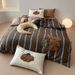1 Cartoon Style Children's 100S Pure Cotton Four-Piece Set Cute Dog Embroidery Digital Print All-Cotton Duvet Cover For Bed Use_maomaolike.com