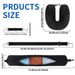 with Fillable Clothing U-Shaped Pillowcase, Extra Storage Bag, Velvet Neck Pillow Cover For Airplane Travel_maomaolike.com