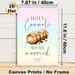 Cannoli Wedding Themed Painting Poster, Pastel Watercolor Style Cannoli & Wedding Quote Poster, Warm Festive Decor Idea For Wedding Reception, Dining_maomaolike.com