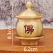 Brass Supply Tea Buddhist Supplies Buddha Household Offering Fruit Three-Linked Holy Water Cup Crafts_maomaolike.com
