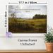 Biblical Verse Countryside Painting Poster, Serene Vintage Pastoral Landscape Poster, Soothing Scripture Quote Creates Tranquil Atmosphere, Ideal For_maomaolike.com