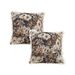 SOGA 2X 50cm Vintage Oil Painting Color Raised Embroidery Empress Flower Throw Pillow_maomaolike.com