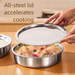 Bowl 410 Stainless Steel Egg Custard Special Plate With Lid, Household Food-Grade Steaming Bowl, Stew Pot, High_maomaolike.com