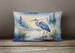 Birds, Birds, Birds Throw Pillow Throw Pillow For Indoor Couch Bed Outdoor Patio Washable, Blue Heron Emerging 7490,12Hx16W_maomaolike.com