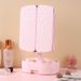 LED 70% Off Stackable Mirror With Light, Rechargeable Makeup Desktop Rotating Light-Up Mirror, Plastic Storage,_maomaolike.com
