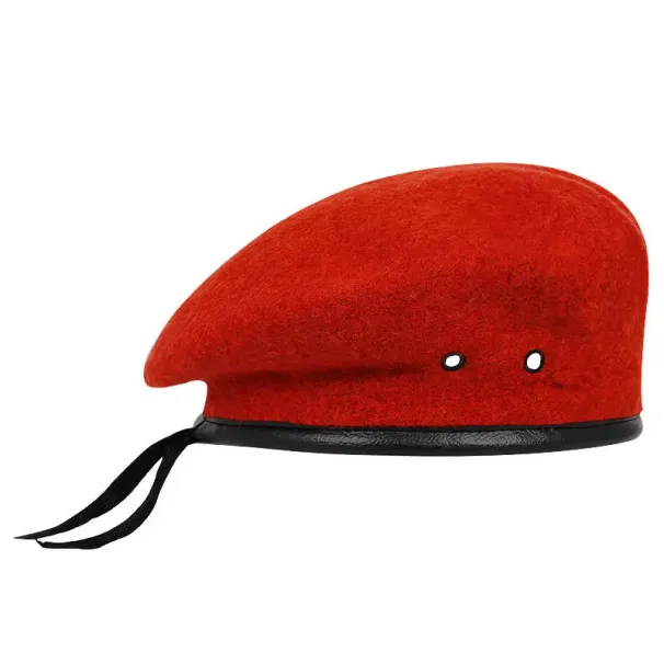 Hot Sale 2024 New Wool Berets Mens Woolen Outdoor Breathable Soldier Training Caps_maomaolike.com