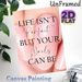Nail Inspirational Quote Painting Poster, Glamorous Glossy Pink Nail Scene Poster, Charming Motivational Wording Ideal For Beauty Salon, Bedroom Wall_maomaolike.com
