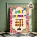 Jhumka Themed Painting Poster, Vibrant Ethnic Style Poster, Colorful Indian Jhumka Earrings With Intricate Floral Border, Eye-catching Cultural Decor_maomaolike.com