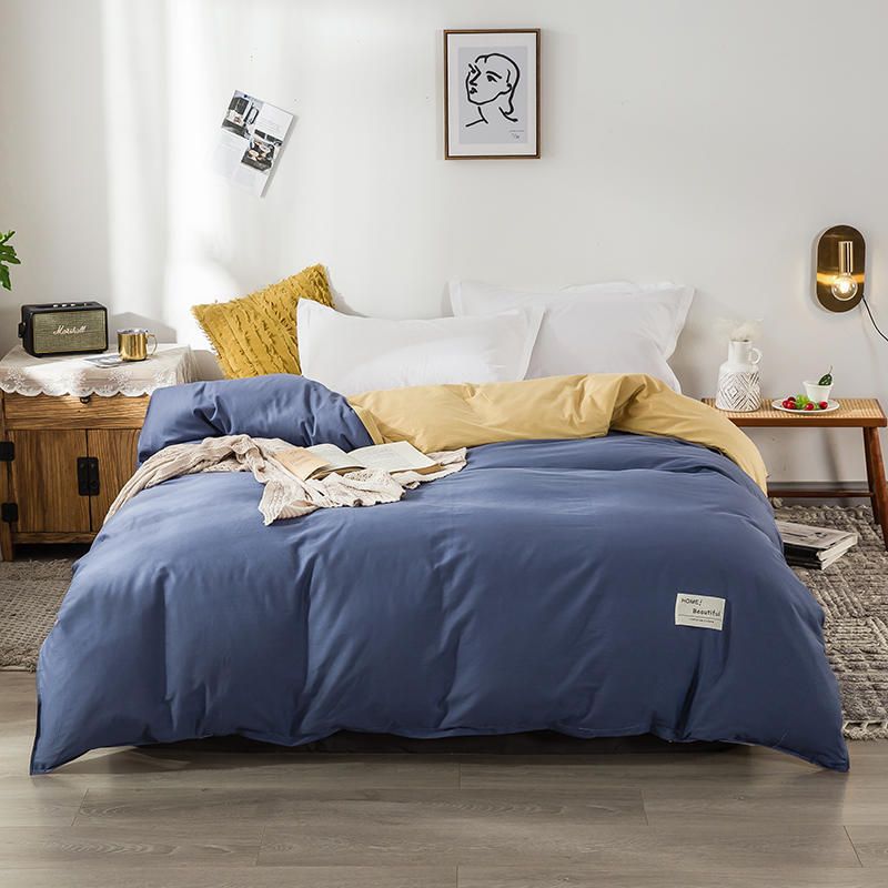 Pure Autumn Winter All Cotton Double Quilt Cover Bed Sheet Bedding Single Piece Manufacturer Wholesale_maomaolike.com