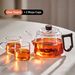 Tea For Home Use, Thickened Glass With Tea-water Separation, High-temperature Resistant Set, Small Cup Tea Pot,_maomaolike.com