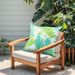 2 Pack Outdoor Throw Pillows, Waterproof & Fade-Resistant Patio Cushions For Garden, Porch, Poolside Furniture - Soft & Comfortable Decorative Pillow Covers (18x18 Inch, Green )_maomaolike.com