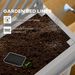 Elevated Wood Planter With Trellis For Climbing Plants, Raised Garden Bed With Legs And Drainage Holes, Gray_maomaolike.com
