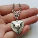 Fashion New Silver Color Heart Pendant Necklace Stainless Steel Retro Simple Personality Punk Style Men And Women_maomaolike.com