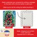 Pug Christmas Porcelain Ornament Christmas Tree Hanging Decorations For Home Christmas Holiday, Rectangle, Gift, Multicolor_maomaolike.com