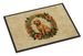 Poodle Christmas Flowers Doormat Front Door Mat Indoor Outdoor Rugs For Entryway, Non Slip Washable Low Pile, 24H X 36W_maomaolike.com