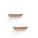 Floating Shelves 11.81" Wall Mounted Wood Shelves For Bathroom, Bedroom, Living Room, Kitchen, Hanging Shelf For Books/Storage/Decor With Invisible Brackets, Maple_maomaolike.com