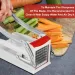 Fench Fy Stainless Steel Potato Chippe With 25/49Holes Blades Fast Cutting Manual Food Slice Kitchen Vegetable_maomaolike.com