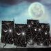 12PCS Gift Bags With 12PCS Sealing Stickers Cookies Goodies Paper Treat Bags Black Spider Web Favors Gift Wrapping Bags For Holiday Birthday Party Supplies_maomaolike.com