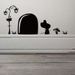 Chuanhao Cute Little Mouse Door Hole Wall Room Corridor Skirting Line Decoration Self-Adhesive Sticker_maomaolike.com