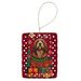 Otterhound Holiday Christmas Porcelain Ornament Christmas Tree Hanging Decorations For Home Christmas Holiday, Rectangle, Gift, Multicolor_maomaolike.com