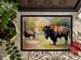 Wood Bison Doormat Front Door Mat Indoor Outdoor Rugs For Entryway, Non Slip Washable Low Pile, 24H X 36W_maomaolike.com
