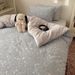Wholesale INS Fresh And Cute Girl Heart Pastoral Style 4-Piece Small Floral Bed & Breakfast Apartment Pure Cotton Four-Piece Set_maomaolike.com