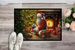 Shih Tzu And Santa Claus Doormat Front Door Mat Indoor Outdoor Rugs For Entryway, Non Slip Washable Low Pile, 24H X 36W_maomaolike.com