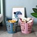 Basket For Bedroom Bathroom, Multifunctional Handheld Laundry Hamper, Foldable And Wall-Mountable_maomaolike.com