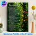 Desiderata Poem Painting Poster, Lush Tropical Floral Jungle Poster, Inspirational Reflective Verse For Calming Atmosphere, Ideal For Home, Office Or_maomaolike.com
