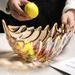 European Style Thickened Crystal Glass Fruit For Home Living Room Coffee Table Modern Simple Creative Snack Candy_maomaolike.com
