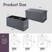 Folding Storage Ottoman Bench, Ottoman Foot Rest, End Of Bed Bench, Storage Chest, For Living Room, Bedroom, Entryway, 30 Inches, Gray_maomaolike.com