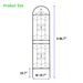 4 Pack Metal Garden Trellis 86.7" X 19.7" Rustproof Trellis For Climbing Plants Outdoor Flower Support Black_maomaolike.com
