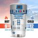 20Oz R2-D2 Robot Print Stainless Steel Vacuum Double Walled Insulated Tumbler With Straw And Lid Keep Cold Hot Drink Car_maomaolike.com