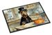Airedale Terrier Fall Kitchen Pumpkins Doormat Front Door Mat Indoor Outdoor Rugs For Entryway, Non Slip Washable Low Pile, 24H X 36W_maomaolike.com
