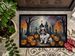 Cavalier Spaniel Spooky Halloween Doormat Front Door Mat Indoor Outdoor Rugs For Entryway, Non Slip Washable Low Pile, 24H X 36W_maomaolike.com