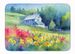 Massachusetts Mayflowers In Watercolor Memory Foam Kitchen Mat Machine Washable Anti-Fatigue Mat Cushion Comfort Bath Mat Or Kitchen Rug_maomaolike.com