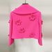 Women's Clothing Star Fashion Fluorescent Series Heavy duty Three dimensional Flower Decorated Short Suit Jacket_maomaolike.com