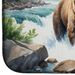 Alaskan Wilderness Grizzly Bear Dish Drying Mat Absorbent Dish Drying Mat Pad For Kitchen Counter Dish Drainer Mat For Countertop, 14 X 21", Multicolor_maomaolike.com