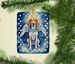 English Foxhound My Angel Porcelain Ornament Christmas Tree Hanging Decorations For Home Christmas Holiday, Rectangle, Gift, Multicolor_maomaolike.com