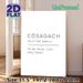 Scottish Gaelic "Còsagach" Definition Painting Poster, Minimalist Black & White Typography Poster, Warm Cozy Vibe Wall Decor Ideal For Bedroom, Living_maomaolike.com
