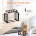 Elevated Dog Bowls,Height Adjustable Metal &Wood Raised Dog Bowl With 2 Pack Stainless Steel Dog Food & Water Bowls,Non-Slip Dog Bowl Stand For Small Medium Dogs,Cats And Pets_maomaolike.com