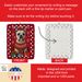 White Boxer Cropped Ears Holiday Christmas Porcelain Ornament Christmas Tree Hanging Decorations For Home Christmas Holiday, Rectangle, Gift, Multicolor_maomaolike.com