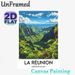 La Reunion Cirque De Cilaos Painting Poster, Vibrant Stylized Tropical Mountain & Coastal View Poster, Eye-catching Scenic Piece Ideal For Home_maomaolike.com