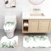 Punch-free Curtain, Waterproof And Privacy‑protecting, Bathroom Screen, Printed Water‑resistant Shower Curtain_maomaolike.com