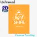 Bible Verse "Let Your Light Shine" Painting Poster, Warm Orange Minimalist Graphic Poster, Uplifting Spiritual Decor Ideal For Home, Office, Bedroom_maomaolike.com