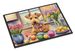 Decorating Easter Lakeland Terrier Doormat Front Door Mat Indoor Outdoor Rugs For Entryway, Non Slip Washable Low Pile, 24H X 36W_maomaolike.com