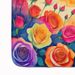 Roses In Color Memory Foam Kitchen Mat Machine Washable Anti-Fatigue Mat Cushion Comfort Bath Mat Or Kitchen Rug_maomaolike.com