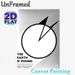 Round Earth Themed Painting Poster, Minimalist Black & White Graphic Poster, Informative Scientific Statement Decor Ideal For Home Office, Study Room_maomaolike.com